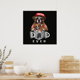 Bester Boxer-Vater überhaupt Poster