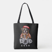 Bester Boxer-Vater überhaupt Tasche (Rückseite)
