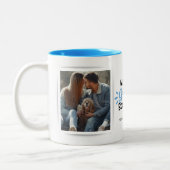 Bester Boyfriend 2 Foto Zwei-Tone-Kaffee-Tasse Zweifarbige Tasse (Links)
