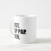 Bester Brei-Brei überhaupt großväterlich Kaffeetasse (Vorderseite Links)