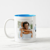 Bester Bruder 2 Foto Zwei-Tonen-Kaffee-Tasse Zweifarbige Tasse (Links)