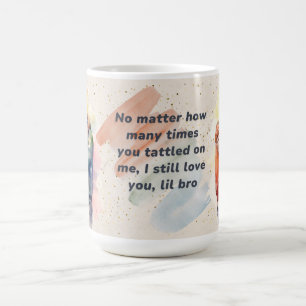 Bester Bruder aller Zeiten Tasse mit herzlicher Li