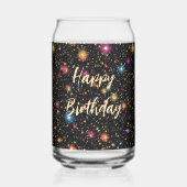 Bester Bruder, Alles Gute zum Geburtstag Leuchtend Dosenglas (Rückseite)