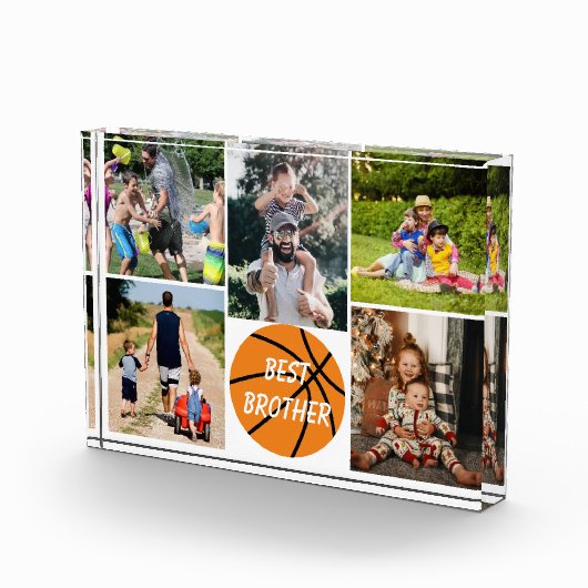 Bester Bruder Basketball Fotoblock (Rechts)