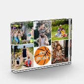 Bester Bruder Basketball Fotoblock (Links)