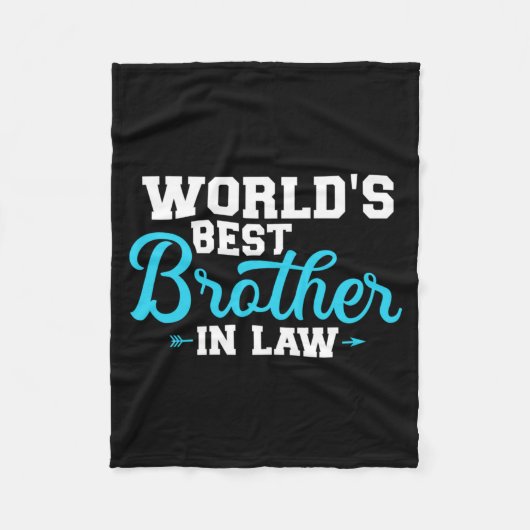 Bester Bruder der Welt in der Leistung Fleecedecke (Vorderseite)