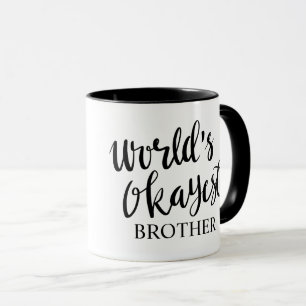 Bester Bruder der Welt Schwarz-Weiße Kaffeetasse