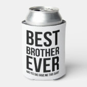 bester Bruder Dosenkühler (Kanne Vorderseite)