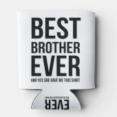 bester Bruder Dosenkühler (Rückseite)