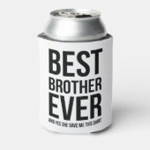 bester Bruder Dosenkühler (Kanne Rückseite)