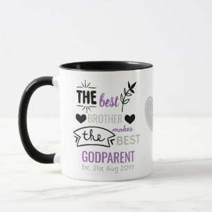 Bester Bruder - Freund macht besten Godparent GodV Tasse