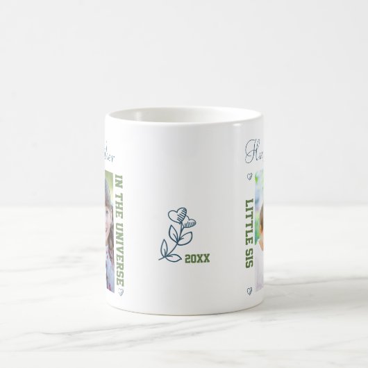 Bester Bruder im Universum - zwei quadratische Kaffeetasse (Mittel)