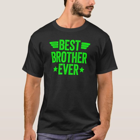 Bester Bruder je 1 T-Shirt (Vorderseite)