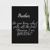 **BESTER BRUDER JE** GLÜCKLICHER GEBURTSTAG KARTE (Vorderseite)