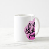 Bester Bruder je | Jurastudio Kaffeetasse (VorderseiteRechts)
