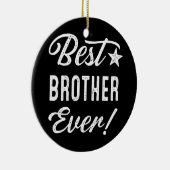 Bester Bruder je Keramik Ornament (Rechts)
