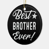 Bester Bruder je Keramik Ornament (Links)