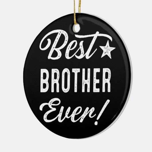 Bester Bruder je Keramik Ornament (Links)