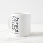 Bester Bruder je | lustiger Bruder von Law gift Co Kaffeetasse (Vorderseite Links)