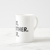 Bester Bruder je Shirt, Geschwister Porzellantasse (Vorderseite Rechts)