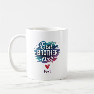 Bester Bruder je Tasse   Personalisiertes Geschenk