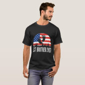 Bester Bruder je US-Flagge T-Shirt (Vorne ganz)