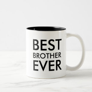 Bester Bruder je   Valentinstag Zweifarbige Tasse