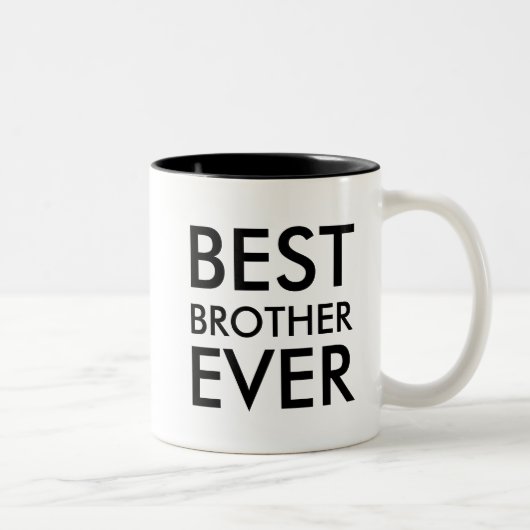 Bester Bruder je Zweifarbige Tasse (Rechts)