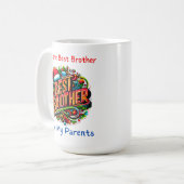Bester Bruder jemals Kaffeetasse (Vorderseite Links)