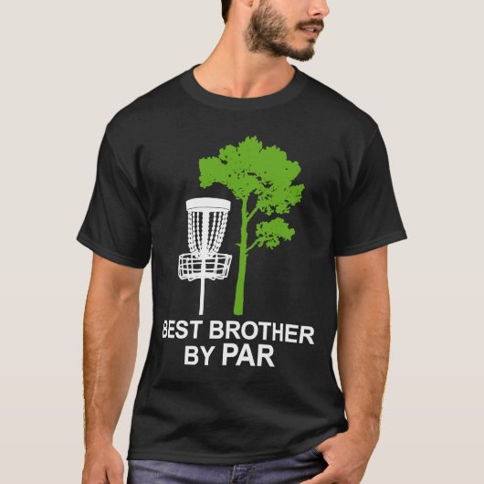 Bester Bruder nach Par Disk Golf T-Shirt (Vorderseite)