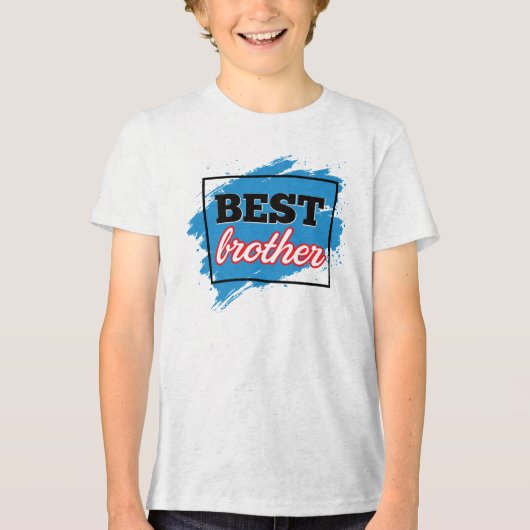 BESTER Bruder Tri-Blend Shirt (Vorderseite)