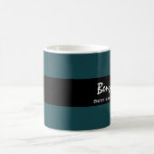 Bester Bruder überhaupt aquamarin und schwarzer Kaffeetasse (Mittel)