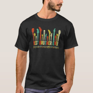 Bester Bruder überhaupt Gitarre Gitarrist Vaters T-Shirt