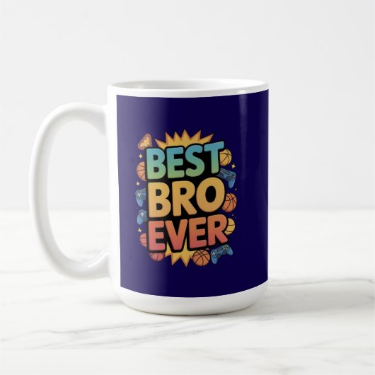 Bester Bruder überhaupt Kaffeetasse (Links)