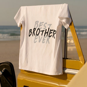 Bester Bruder überhaupt Moderne schwarze und graue Tri-Blend Shirt