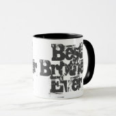 Bester Bruder - Zwei-Tone-Tasse Tasse (VorderseiteRechts)