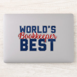 Bester Buchhalter der Welt Aufkleber