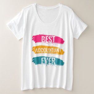Bester Buchhalter je Große Größe T-Shirt