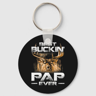Bester Buckin' Pap je T-Shirt Hirschjagd Buckfett Schlüsselanhänger