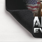Bester Buckin' Pappy je US-Flagge Hirschjagd Fath Mousepad (Ecke)