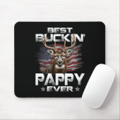 Bester Buckin' Pappy je US-Flagge Hirschjagd Fath Mousepad (Mit Mouse)