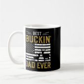 Bester Buckin Vater Ever Funny Gift Deer Hunter Co Kaffeetasse (Links)