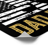 Bester Buckin Vater Ever Funny Gift Deer Hunter Co Poster (Ecke)