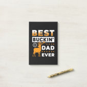 Bester Buckin-Vater je Post-it Klebezettel (Auf Schreibtisch)