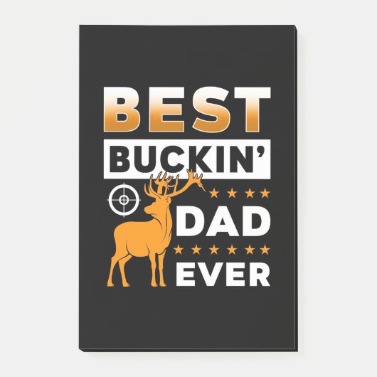 Bester Buckin-Vater je Post-it Klebezettel (Vorderseite)