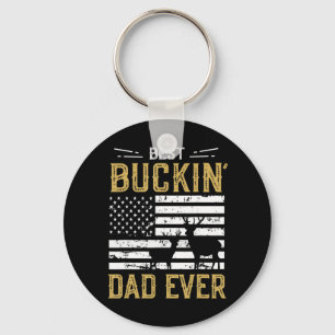 Bester Buckin-Vater je Spaß Geschenk Hirsch Jäger Schlüsselanhänger