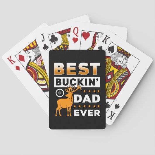 Bester Buckin-Vater je Spielkarten (Rückseite)
