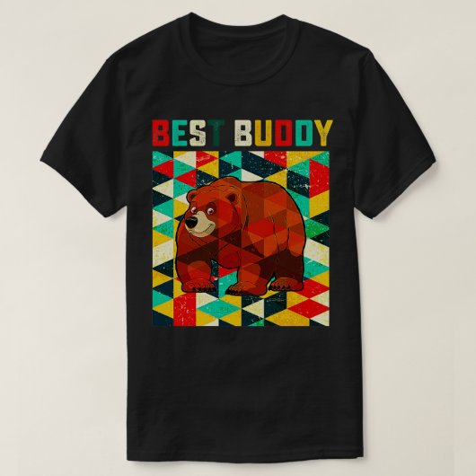 Bester Buddy Bär T-Shirt (Design vorne)