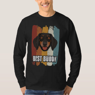 Bester Buddy, lächelnde Dackel T-Shirt