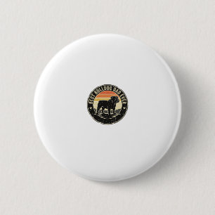 Bester Bulldoggen-Vater Aller Zeiten Vintage-Hunde Button